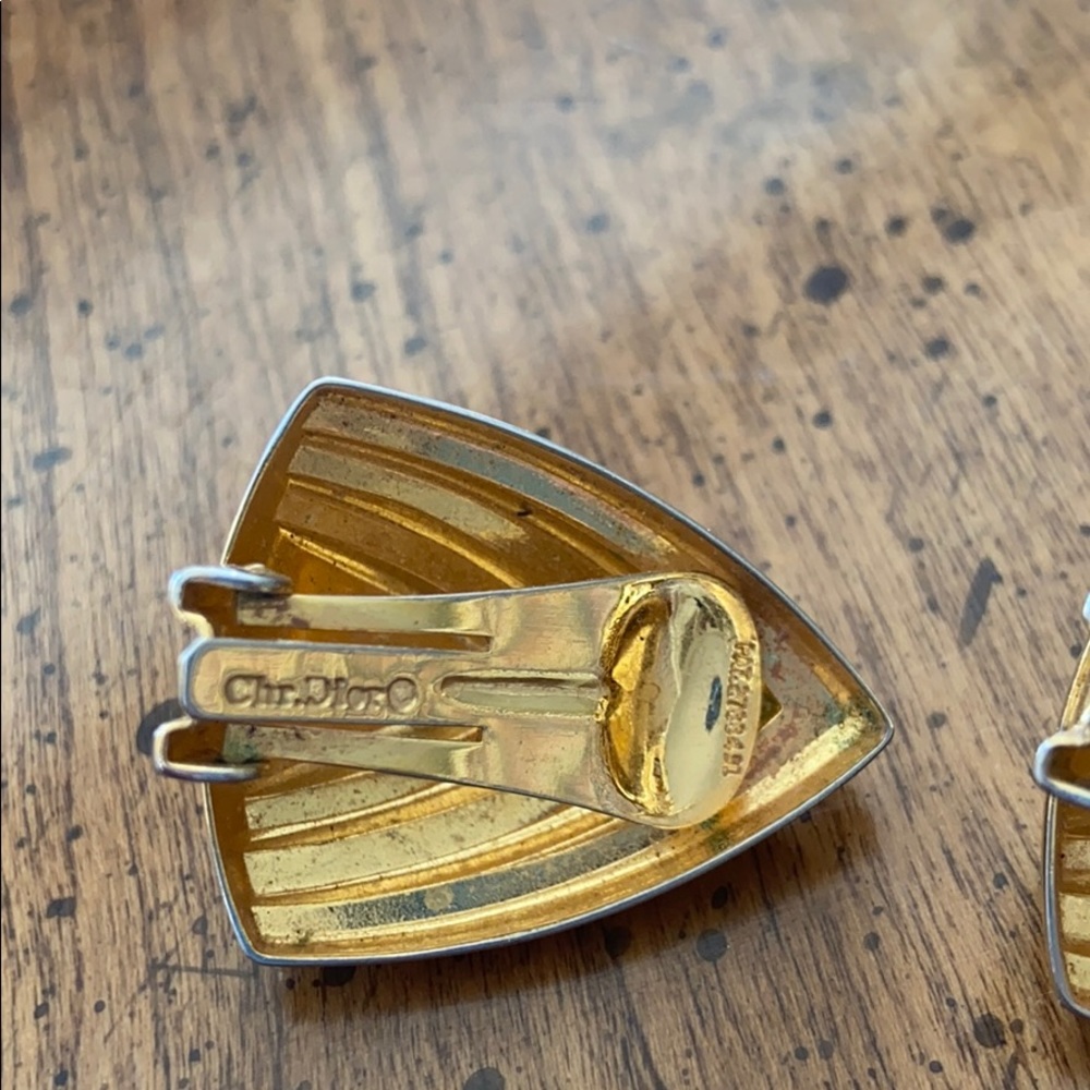 Vintage Christian Dior Earrings - Picture 3 of 4